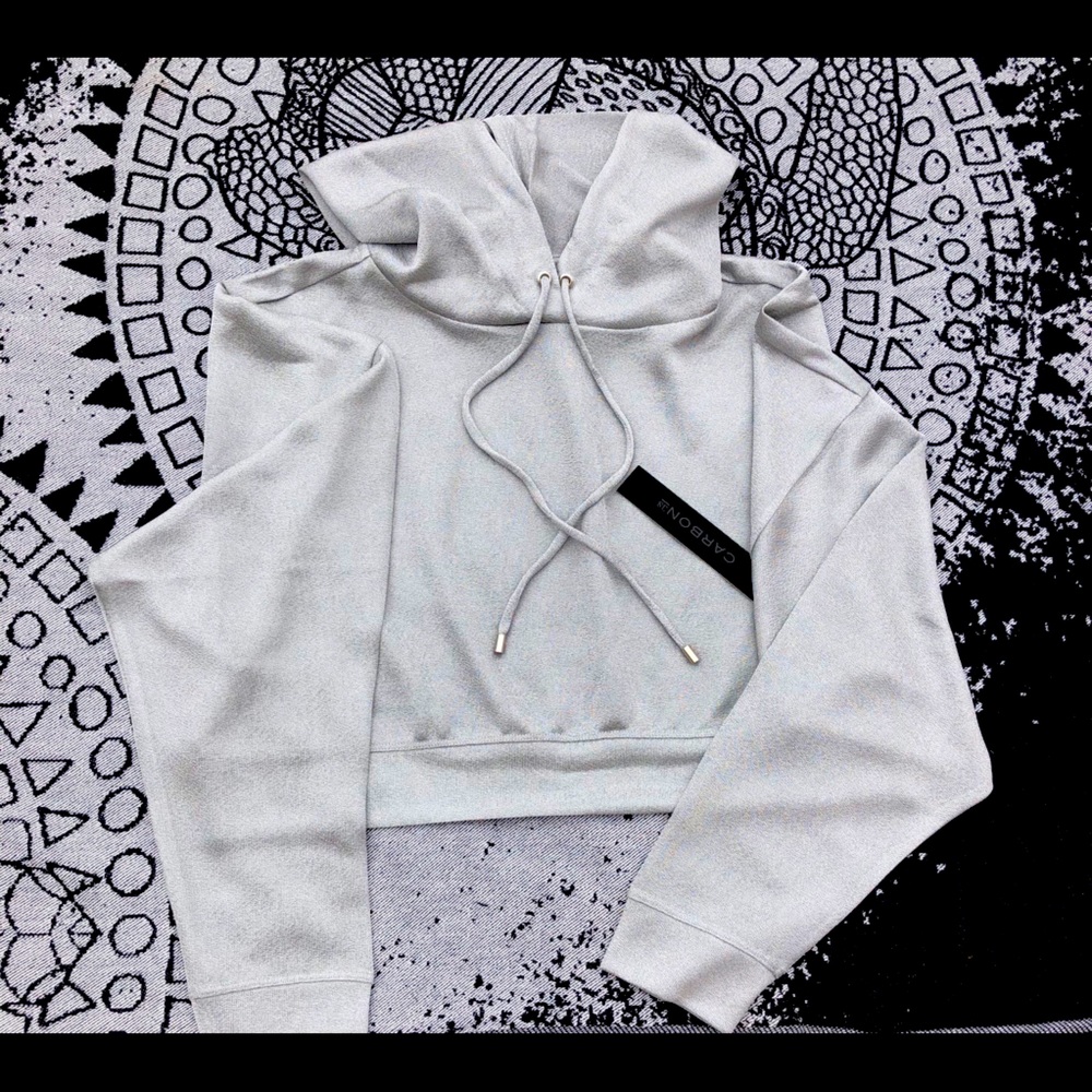 ✨NWT Carbon38 Metal Mesh Hoodie